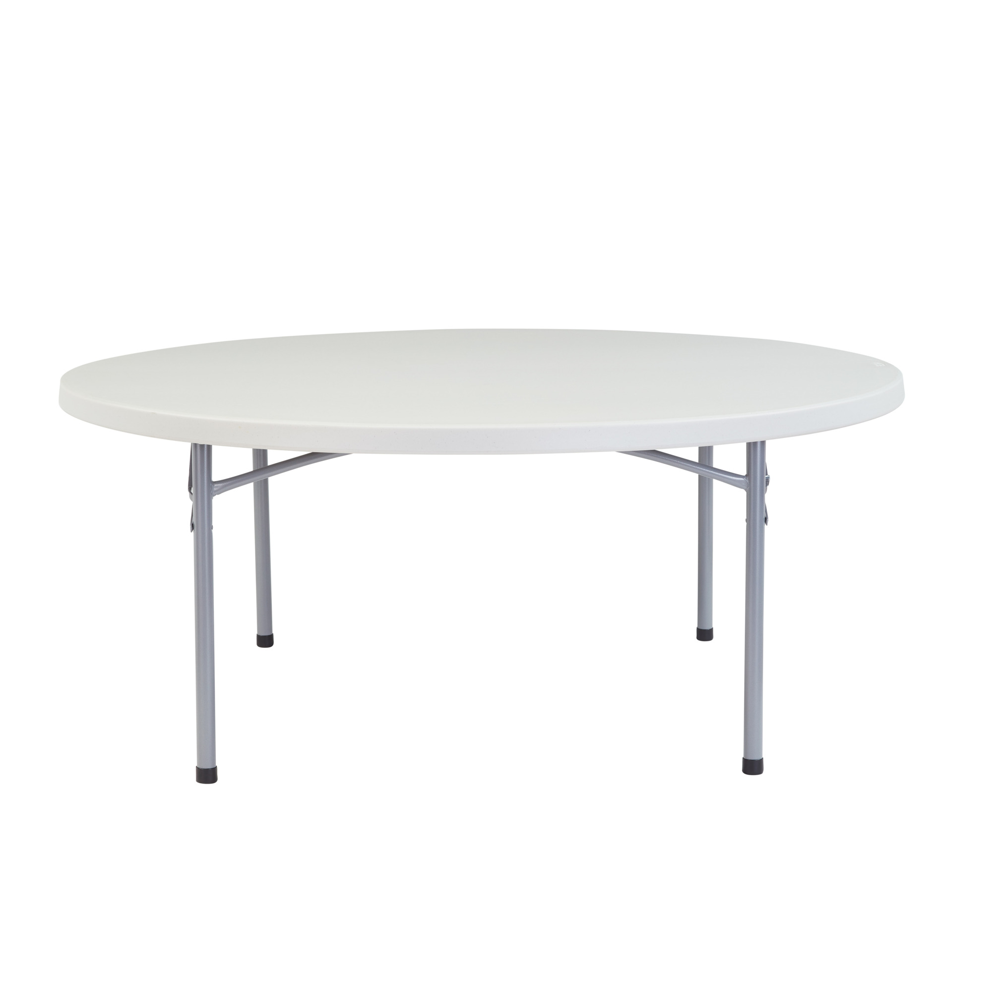 National Public Seating, Heavy Duty Round Folding Table, Height 29.5 in, Model# BT71R